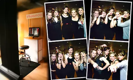 Three-Hour Photo-Booth-Rental Package with Optional 4"x6" Photo Cards from Photoscape (Up to 56% Off) - Primary Image