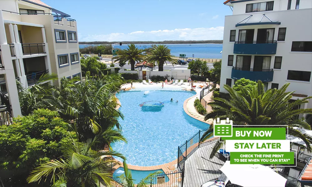 Gold Coast: 2-5 Nights for Up to 4 People with Early Check-In, Chocolates and Wine at Sandcastles on the Broadwater - Primary Image