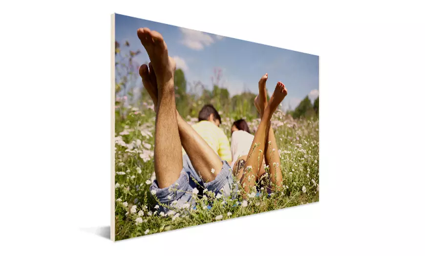 Image 4: Jouw foto op multiplex-hout