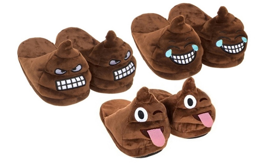 Image 1: Poop Slippers