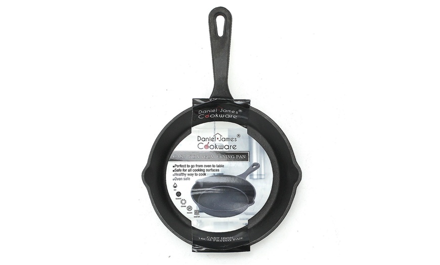 Image 6: Cast Iron Griddle Pan