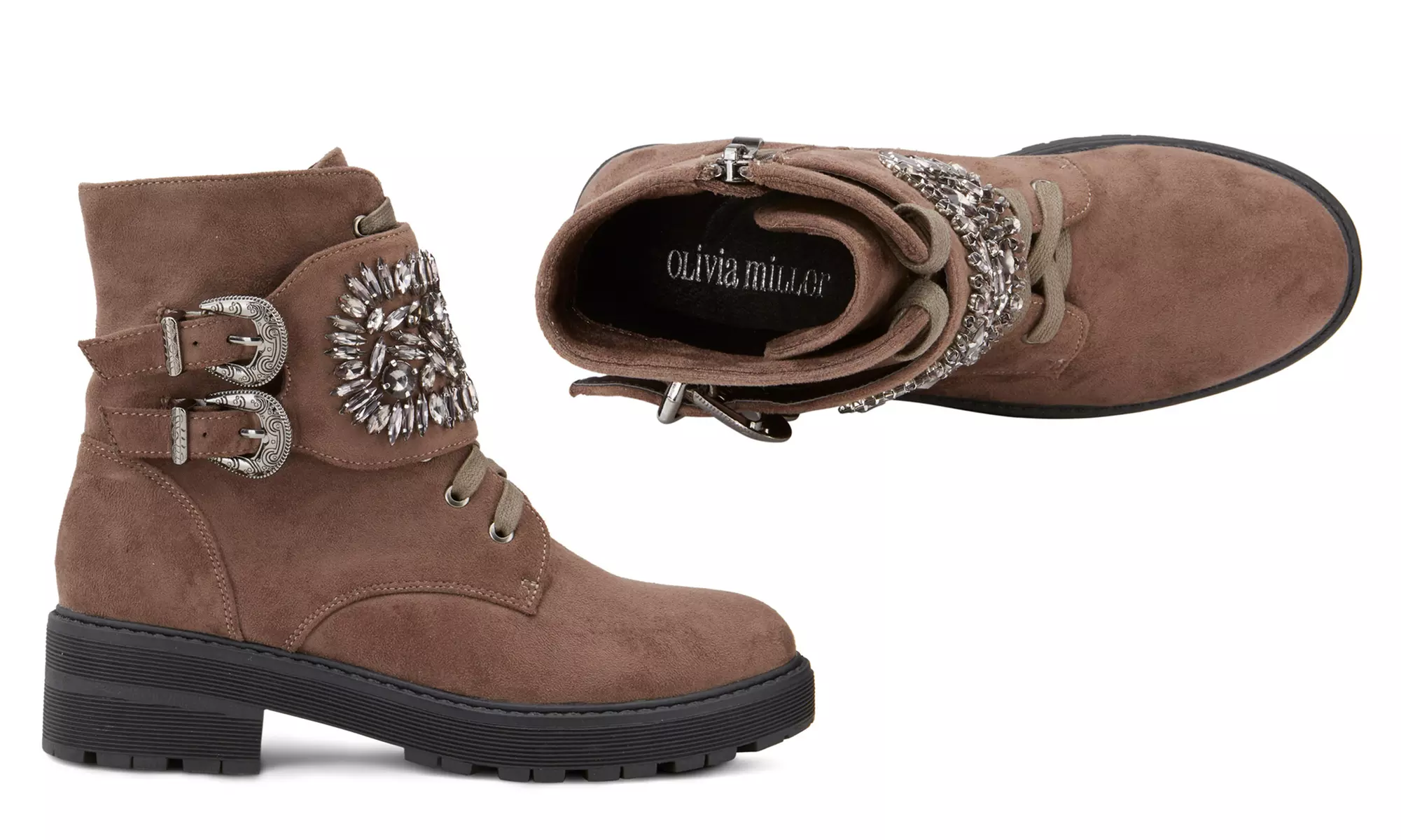 Clearance: Olivia Miller Hyder Women's Embellished Boots - Second Medium