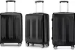 KONO One or Three Piece Four Wheels Hard Shell Suitcases - Second Medium