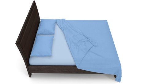 Completo lenzuola matrimoniale disponibile in 4 colori