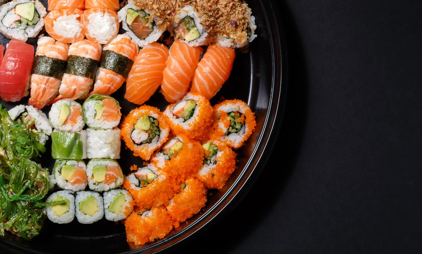 Image 1: All-You-Can-Eat Sushi at Ginger at 5* Crowne Plaza Jumeirah