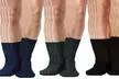 6, 12 o 24 paia di calze da uomo in filo di Scozia, in taglia unica, disponibili in 3 colori - Image 3