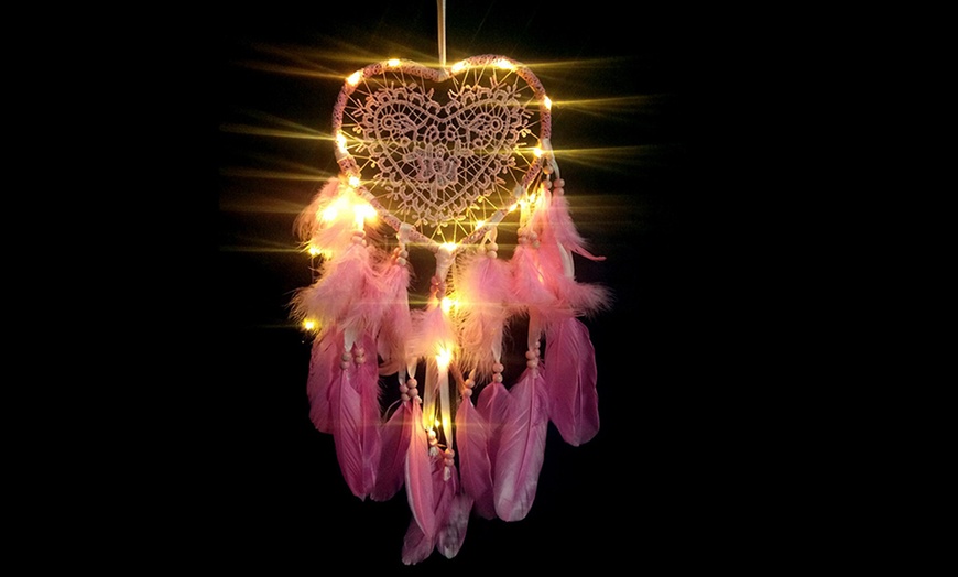 Image 7: Dream Catcher with LED Light
