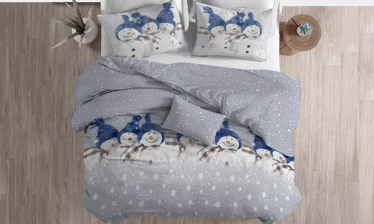 Copripiumino in flanella Fantasie invernali, natalizie, scozzesi