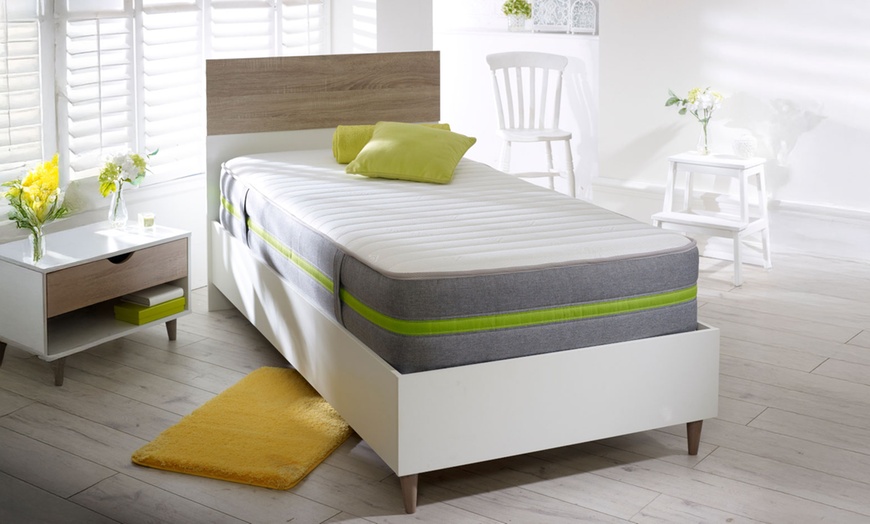 Image 2: The Sleep People Stonehaven Memory Foam Sprung Mattress 