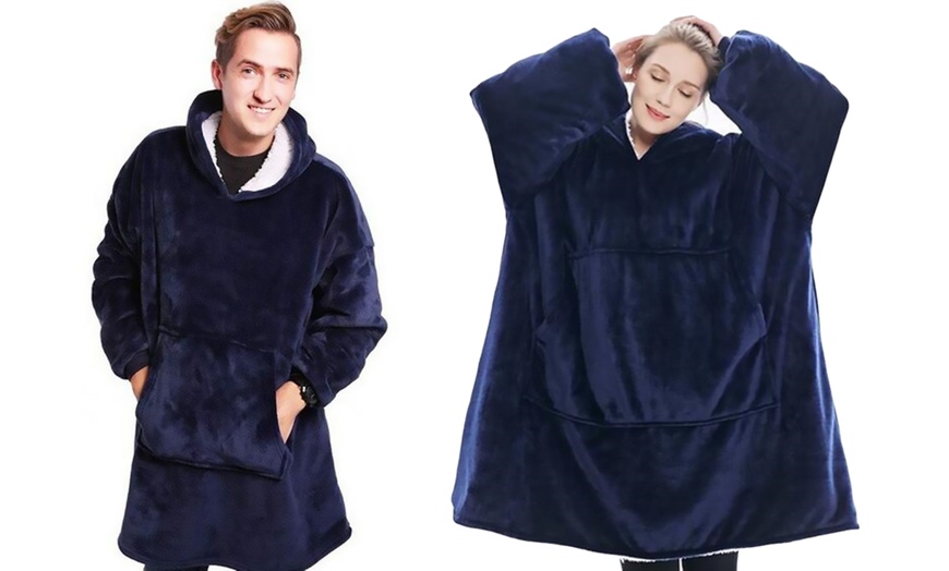 Image 4: Soft Oversized Blanket Hoodie