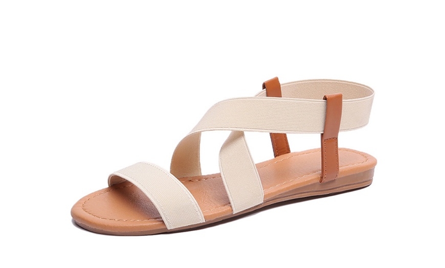 Image 9: Women's Fabric Strap Sandals