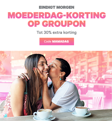 Op zoek naar aan een onvergetelijk kado voor je moeder? Wij zijn er voor je! Gebruik code MAMADAG en krijg tot 30% EXTRA korting op deals van Lokaal, Hotels & Reizen en Producten. Eindigt morgen!