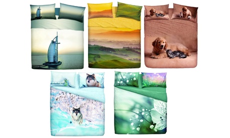 Parure letto, completo letto o parure copripiumino matrimoniale Bassetti linea Natura disponibile in varie fantasie