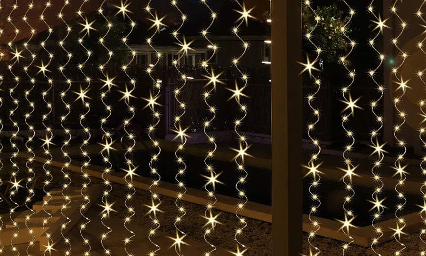 Image 5: LED Curtain Lights, USB Powered with Adjustable Strings