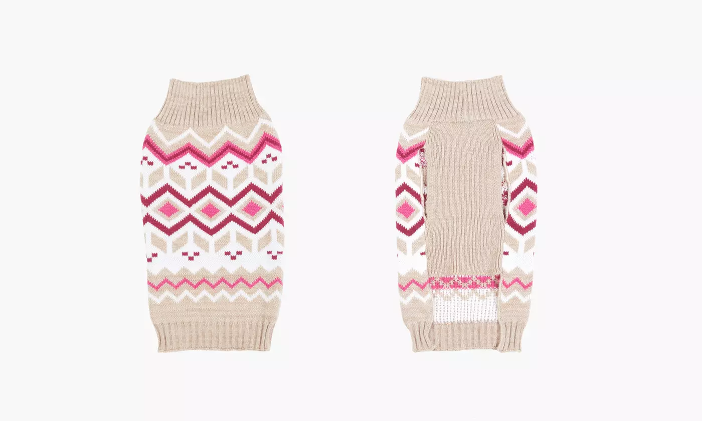 Wag & Bone Fair Isle Pet Sweaters - Second Medium