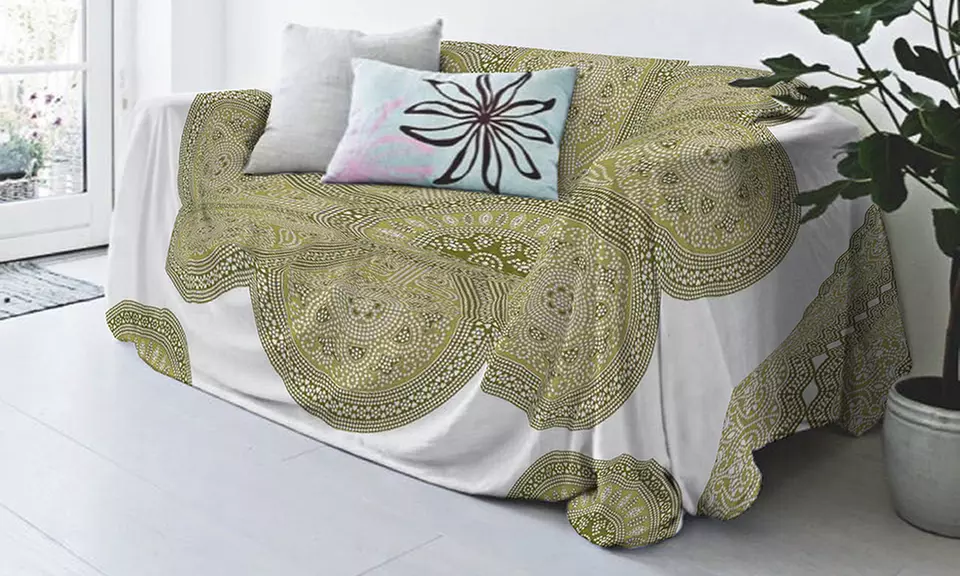 Telo copriletto, copridivano,100% cotone