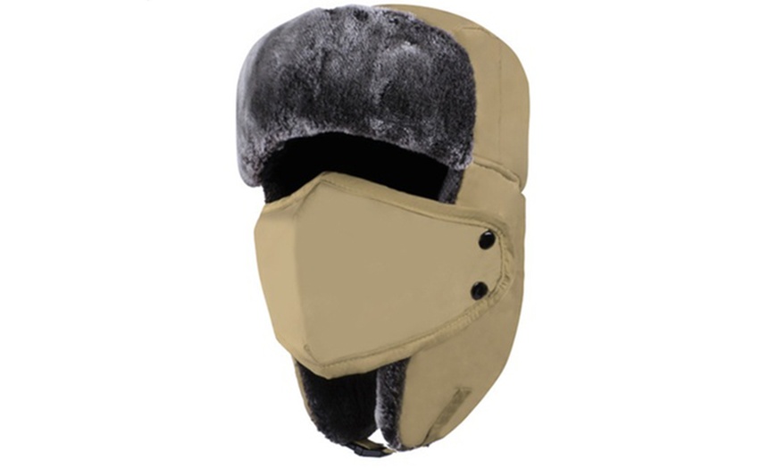 Image 3: Faux Fur Trooper Hat 
