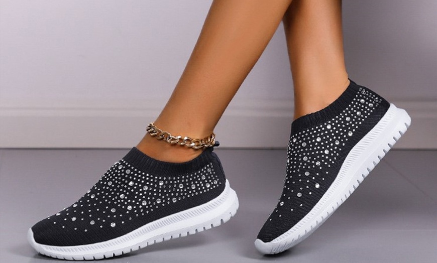 Image 9: Women's Crystal Shoes