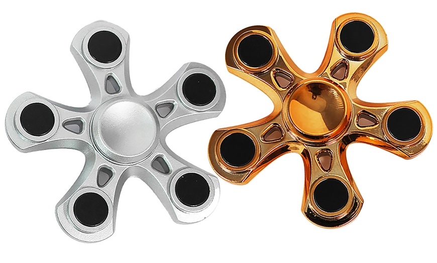 Five-Spoke Fidget Finger Spinner | Groupon Goods