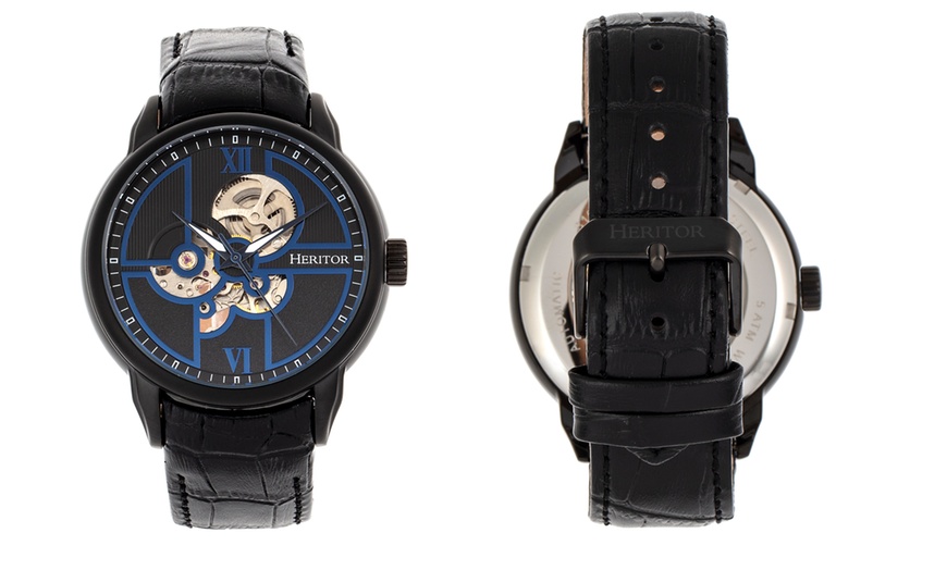 Image 16: Heritor Automatic Skeleton Watch