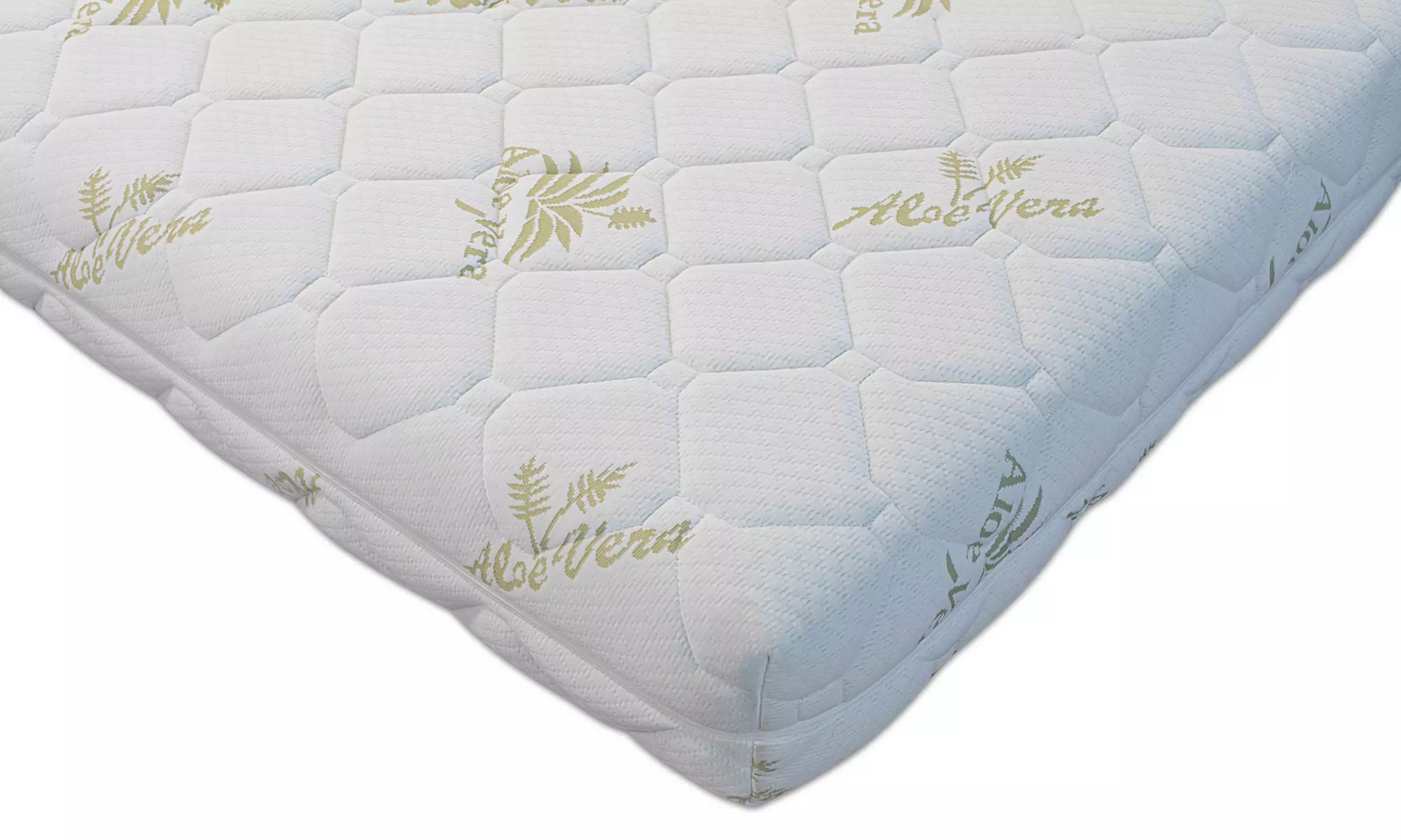Matelas mousse et mémoire de forme, housse traitée à l'Aloé Vera, soutien mi ferme, épaisseur 20cm - Second Medium