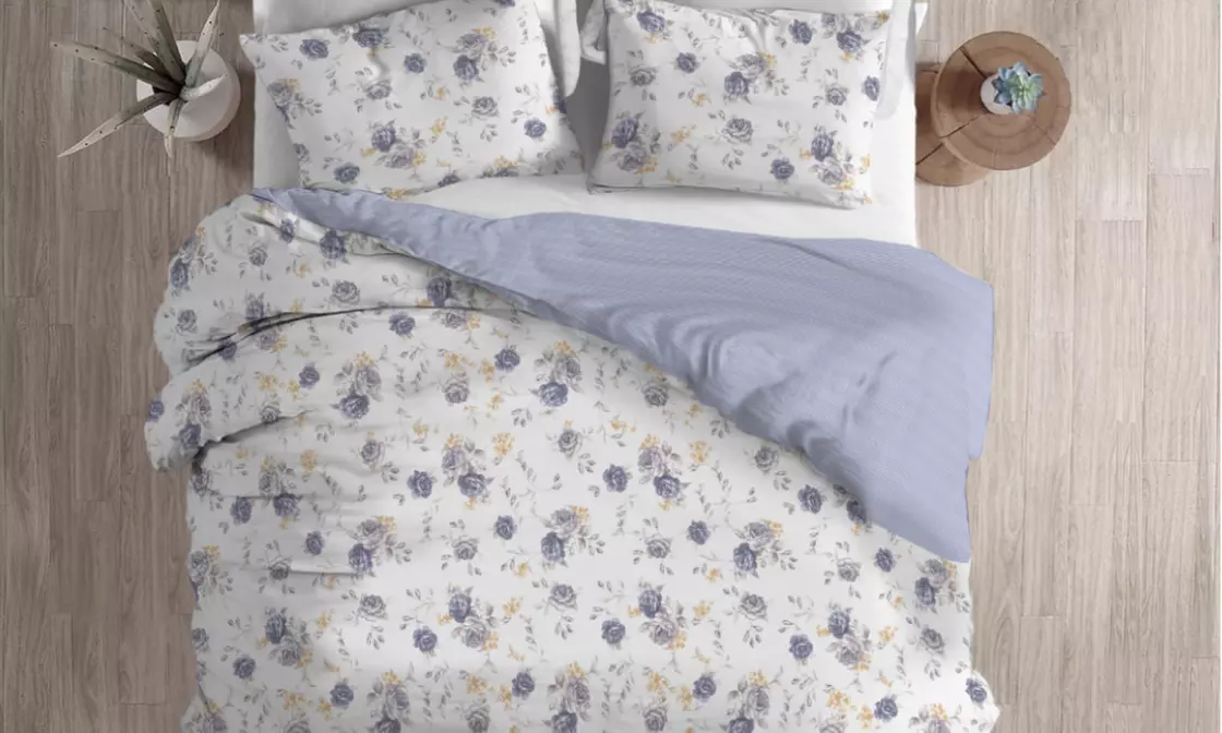 Copripiumini invernali linea 3027 fantasie pois, fiorate