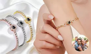 One or Two Unique and Customized Photo Bracelets