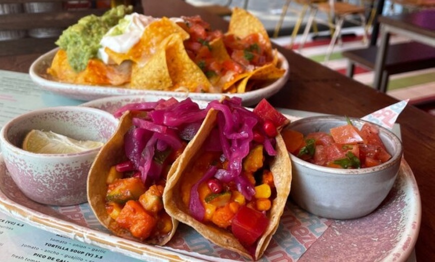 Image 2: Mexican Sharing Feast with a Frozen Margarita at Mezcal