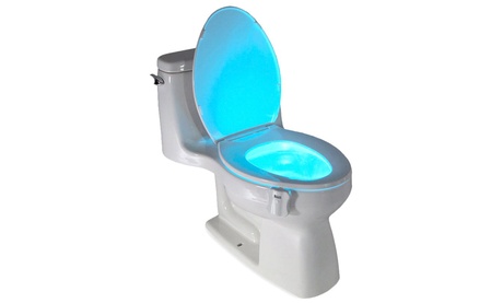 1 o 2 luci LED per tavoletta del WC con 8 colori