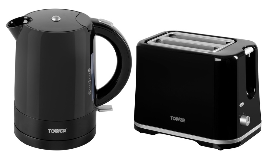 Image 1: Tower Kettle and Toaster