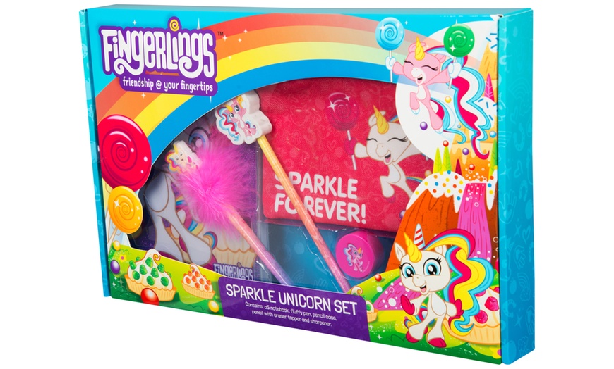 Image 2: Fingerlings Unicorn Stationery