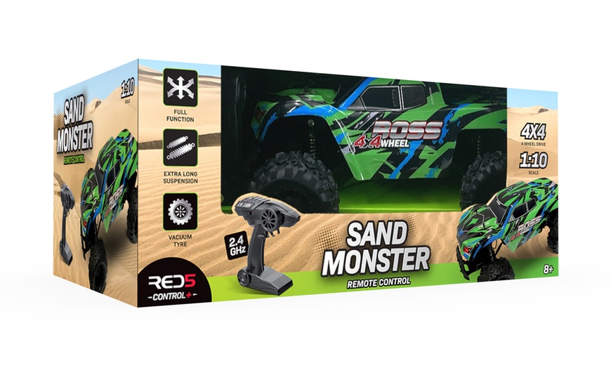 Image 3: RED5 Sand Monster 1:10 Scale Remote Control Truck