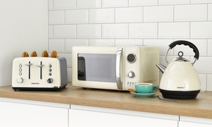  Daewoo Kensington Microwave, Kettle and Toaster Kitchen Set 