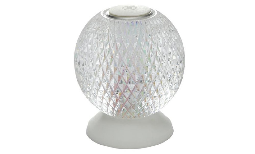 Image 9: Glass Ball USB Desk Lamp with Touch Sensor