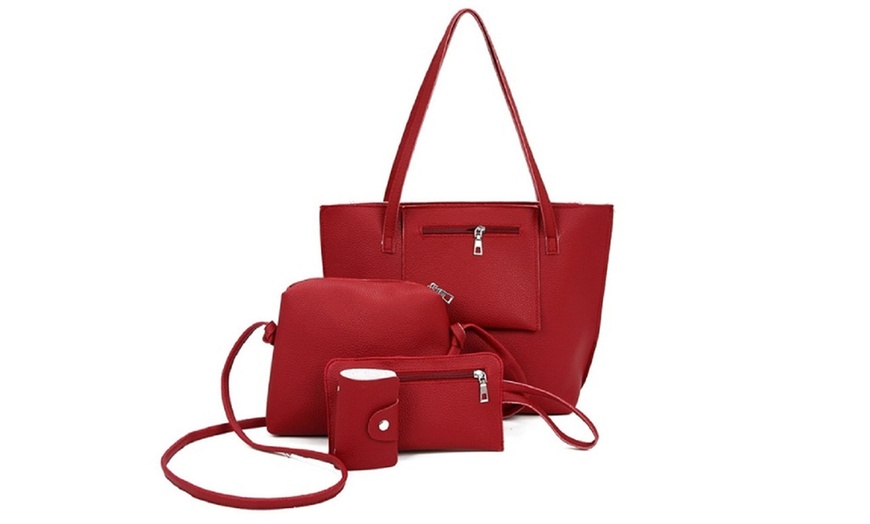 Image 3: Four-Piece Handbag Set