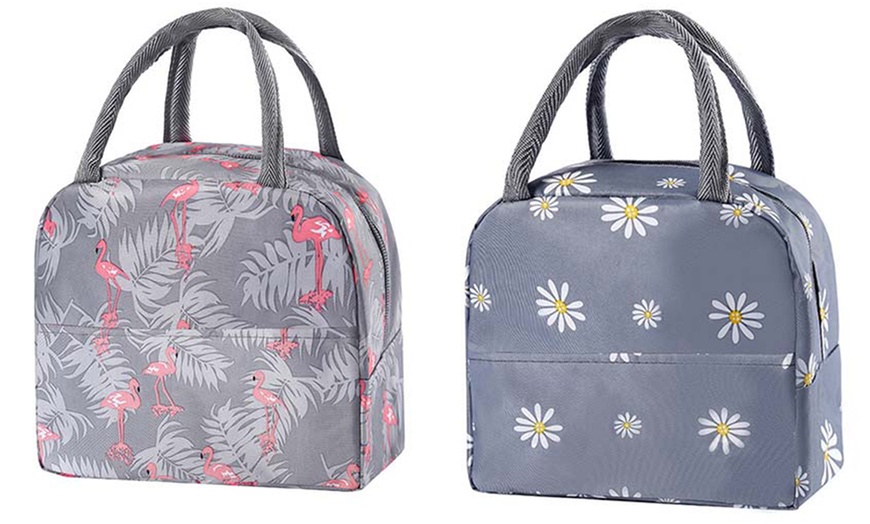 Image 28: One or Two Insulated Cooler Lunch Bags