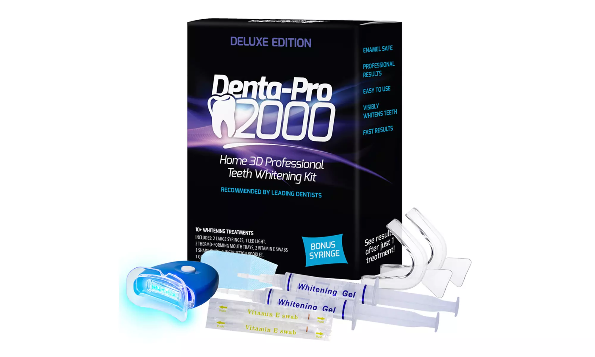 DentaPro2000 Deluxe Edition Teeth Whitening Kit (10-Piece) - Second Medium