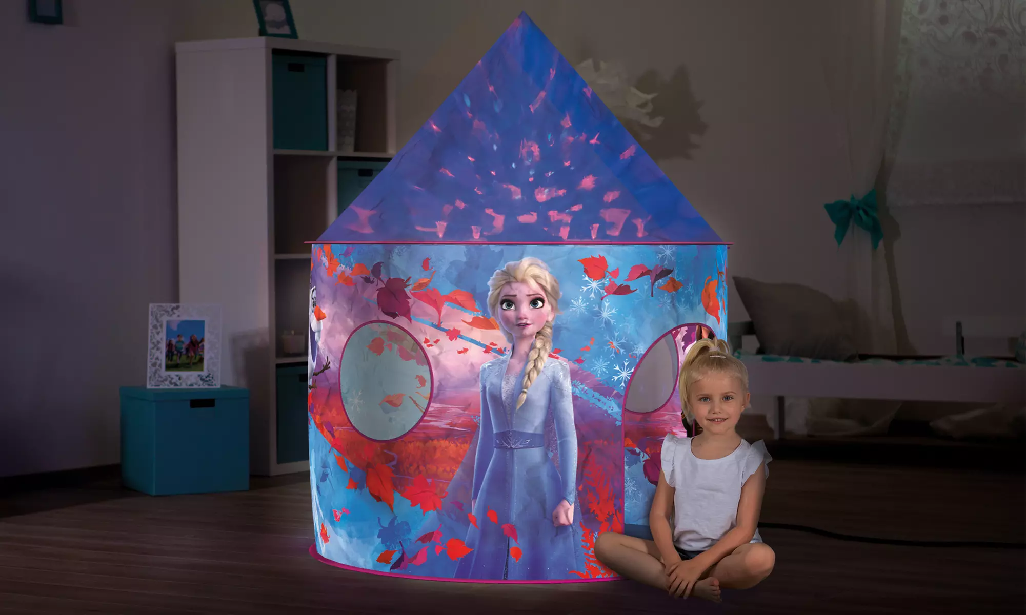 Tentes de jeu pour enfants La Reine des Neiges 2 Disney lumineuse ou château - Primary Image