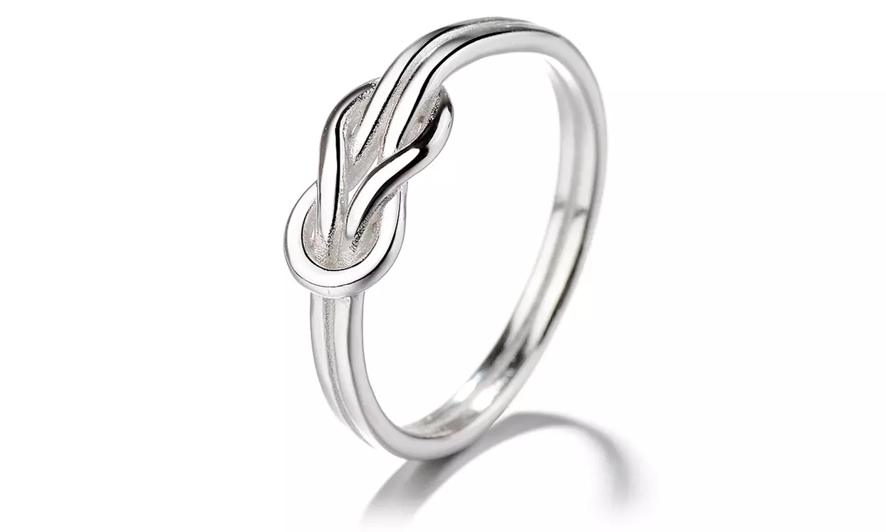 Sterling Silver Love Knot Ring - Primary Image