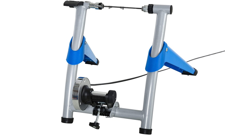 Image 2: HomCom Bike Trainer