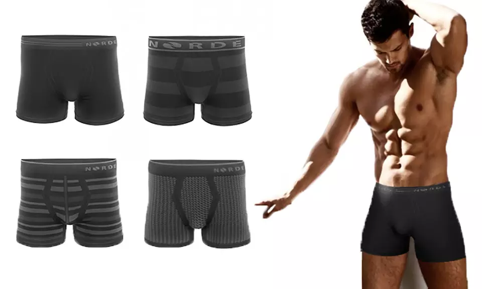 Pack de 4 ou 12 boxers sport pour homme de la marque Norde - Primary Image