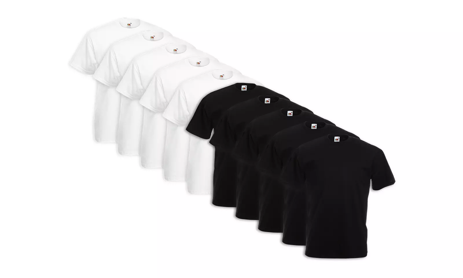 Set van 10 Fruit of The Loom T-shirts