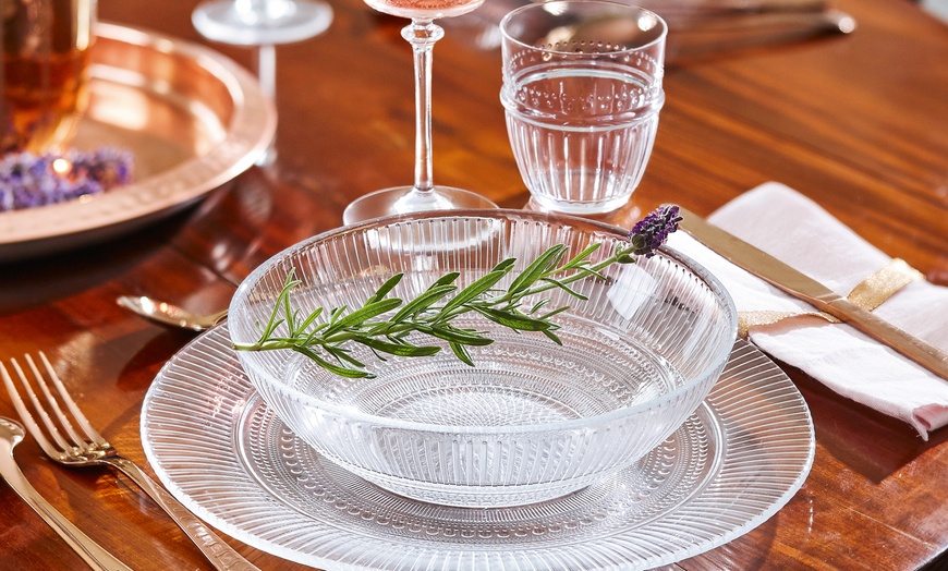 Image 4: Luminarc Single Louison 18-Piece Tempered Glass Dinnerware Collection