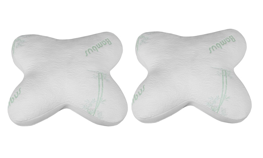 Image 7: 1, 2 ou 4 coussins "Butterfly" en microfibre de Sampur