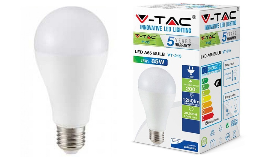 Image 1: 5 o 10 lampadine a LED V-Tac Samsung chip