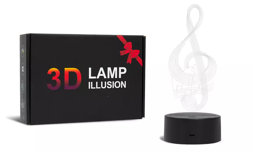 Image 7: Veilleuse hologramme 3D à LED