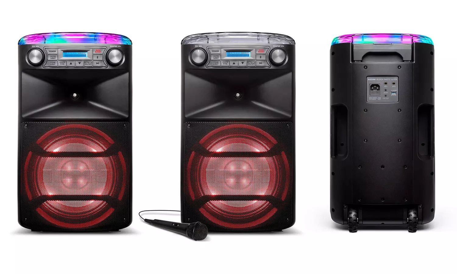 ION Block Party Ultra Portable Bluetooth Speaker with Lights - Primary Image