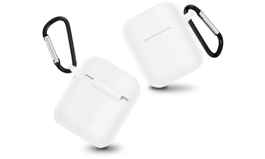 Image 25: AirPods Silicone Case Cover Protective Skin for Apple Airpod Charging Case