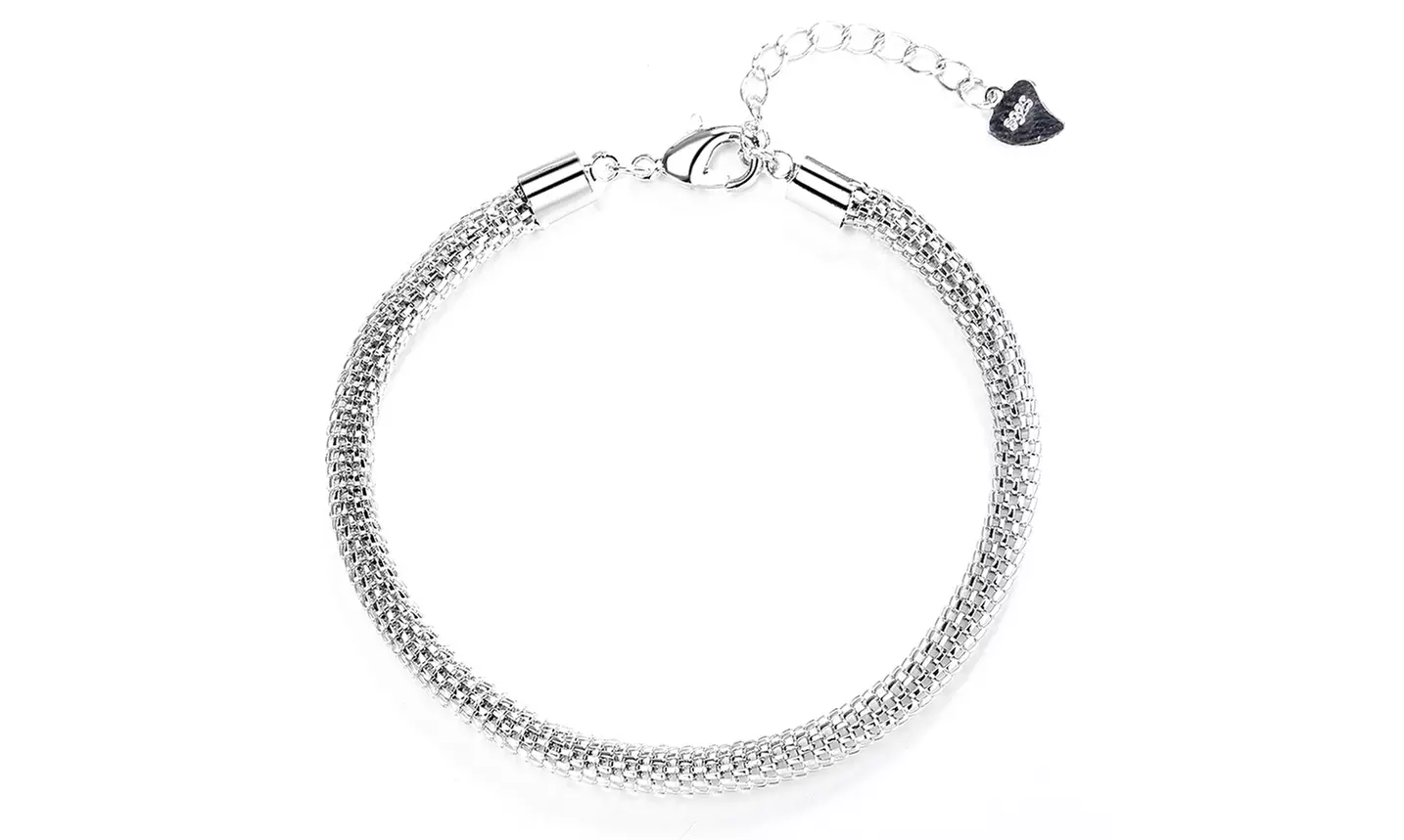 Sterling Silver Minimalist Popcorn Bracelet by Amy & Annette - Primary Image