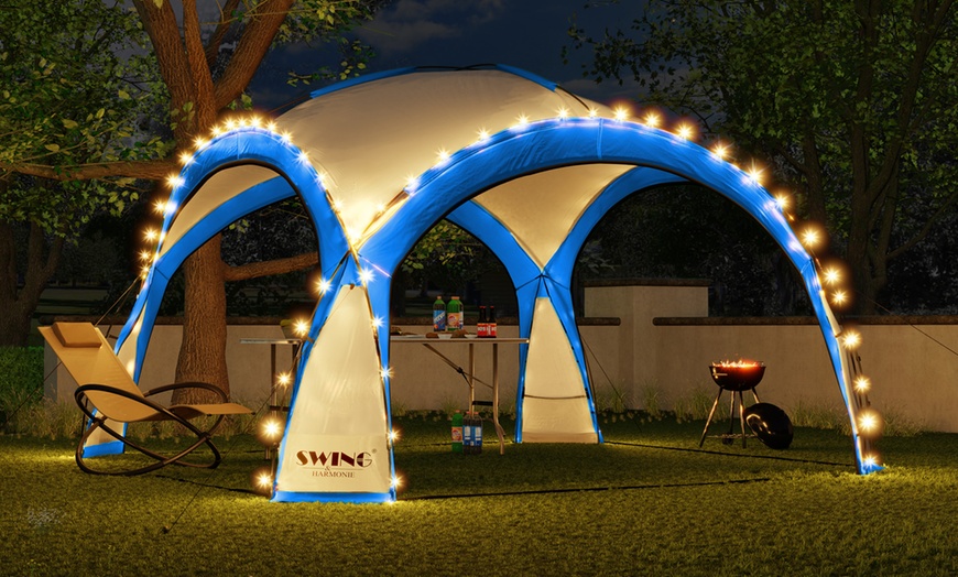 Image 11: Dome Shelter with LED Lighting